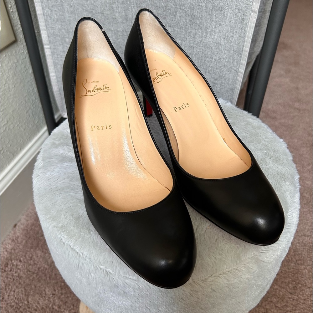 Christian Louboutin Simple Pump 70 Nappa Shiny Black Size 39.5